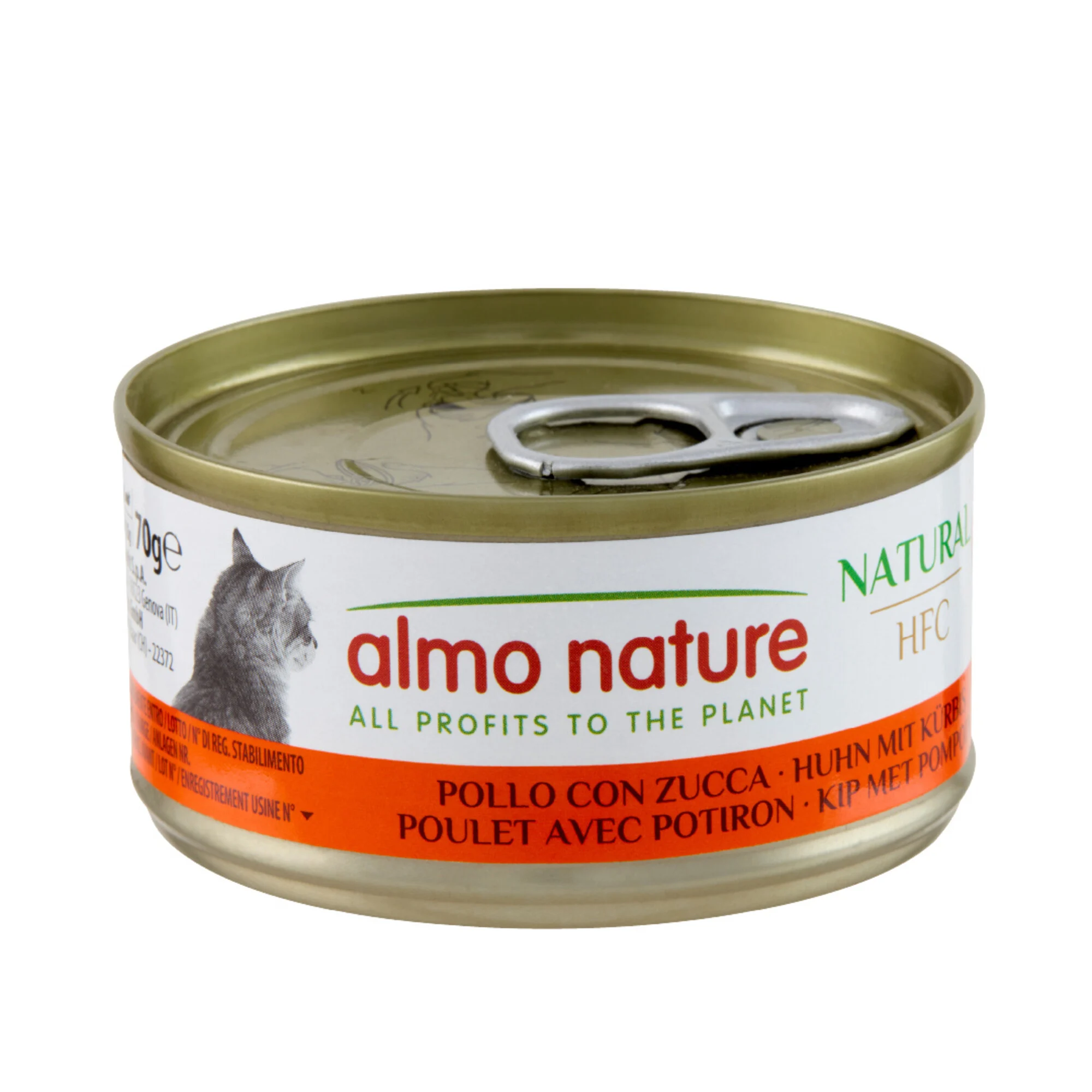 Almo Nature HFC Cat Kip en Pompoen 70 Gram