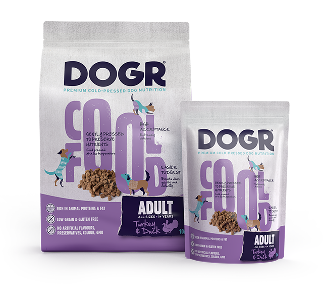Dogr Adult Turkey & Duck - Geperste Hondenbrokken