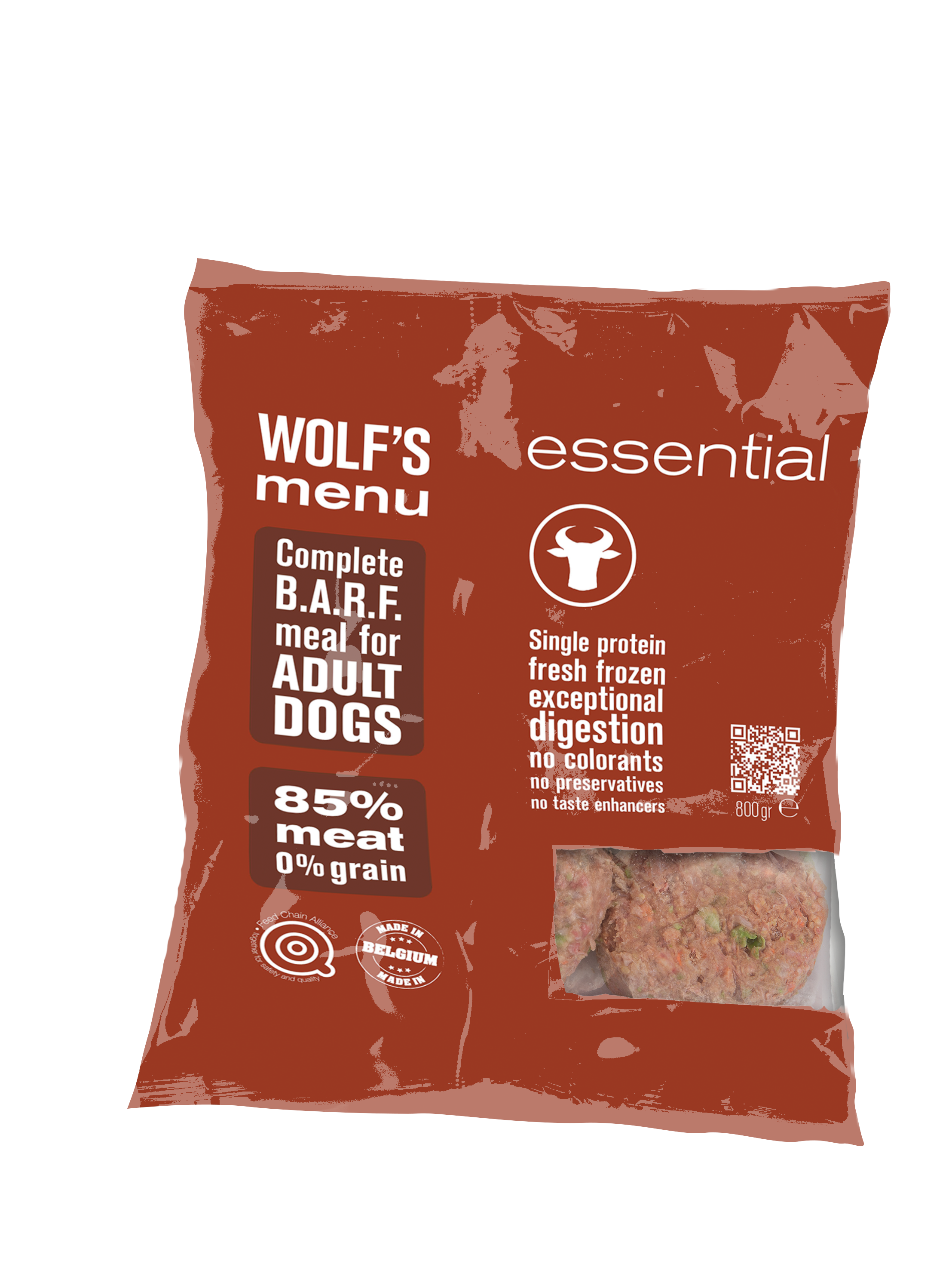Wolf's Menu Complete Essential Rund 800 Gram