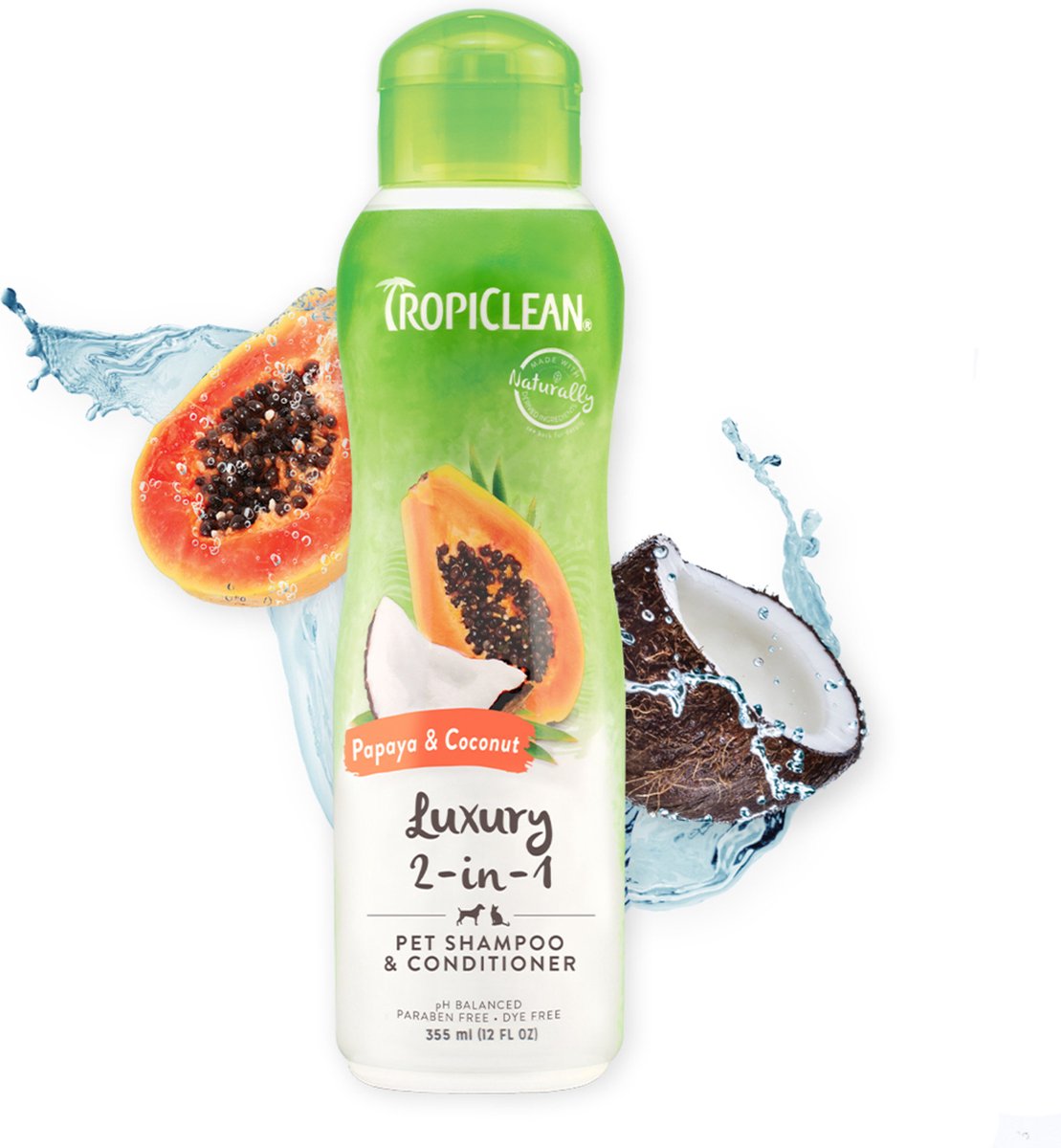 Tropiclean Papaya & Coconut Shampoo 355 ML
