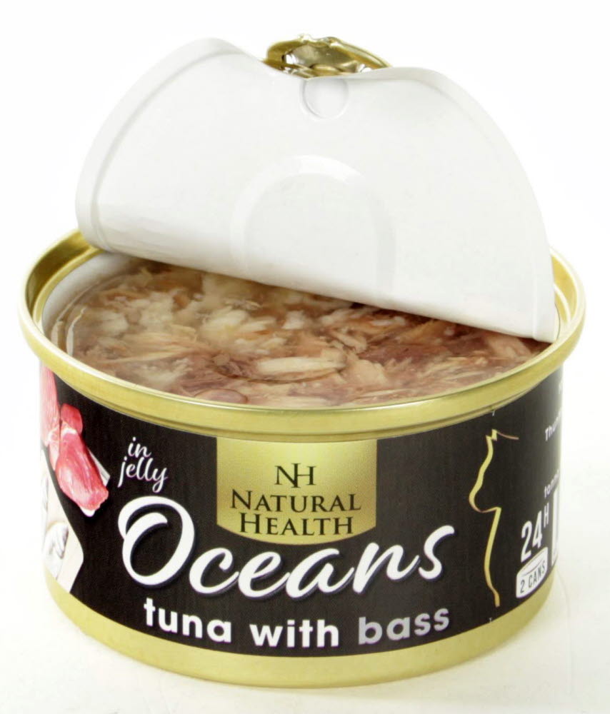Natural Health Cat Oceans Tuna & Bass 85 Gram