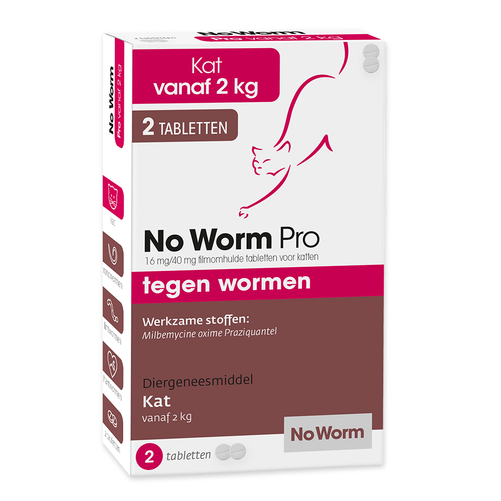 No Worm Pro Kat 2 Tabletten