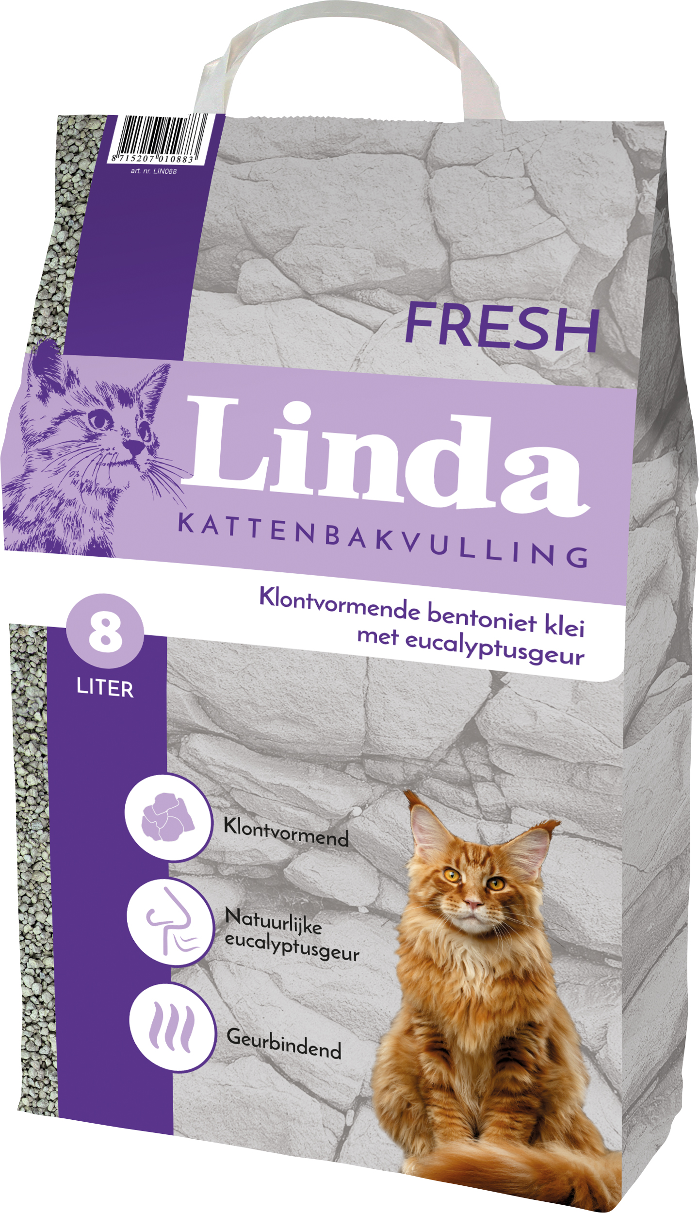 Linda Fresh-Kattenbakvulling 8 Liter