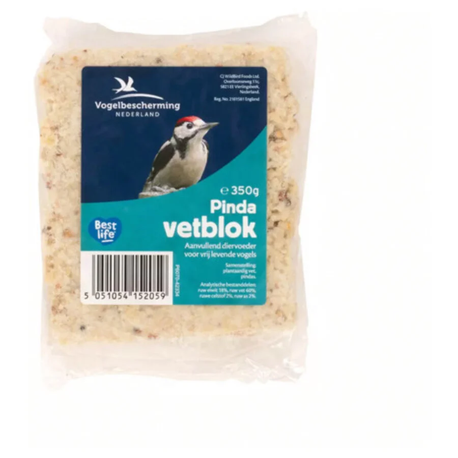 CJ wildlife Vetblok Met Pinda's 350 Gram