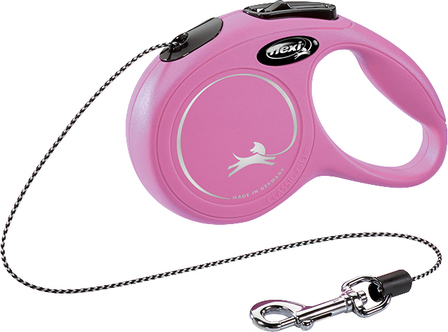 Flexi New Classic Koord XS Roze 3 Meter
