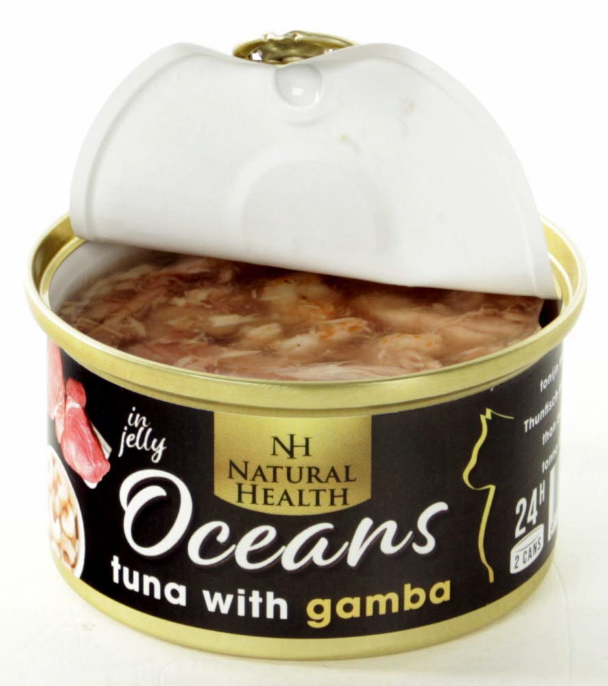Natural Health Cat Oceans Tuna & Gamba 85 Gram