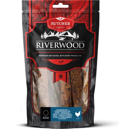 Riverwood Vleesstrips Kip 150 Gram