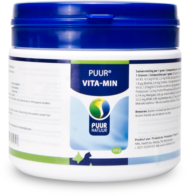 Puur Vitaminen/Mineralen Hond en Kat 250 Gram