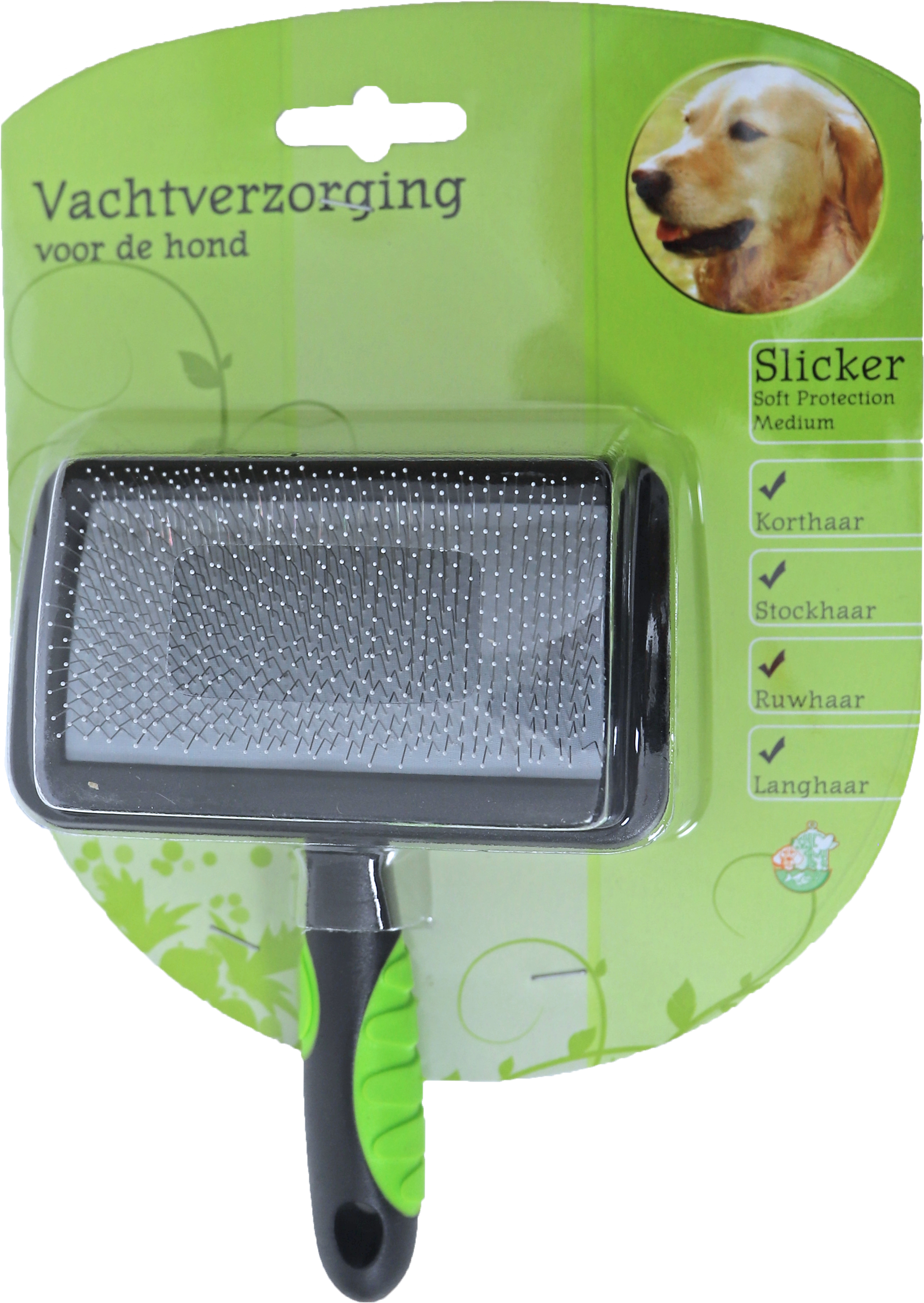 Hondenborstel Slicker Soft Medium