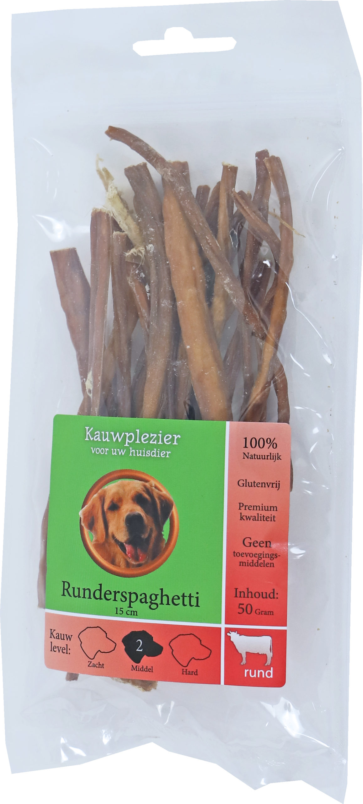 Runderspaghetti 15 CM Zak Van 50 Gram