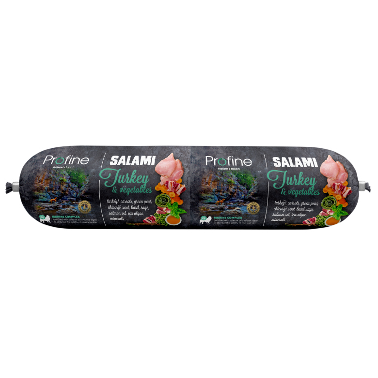 Profine Dog Salami Turkey & Vegetables 800 Gram