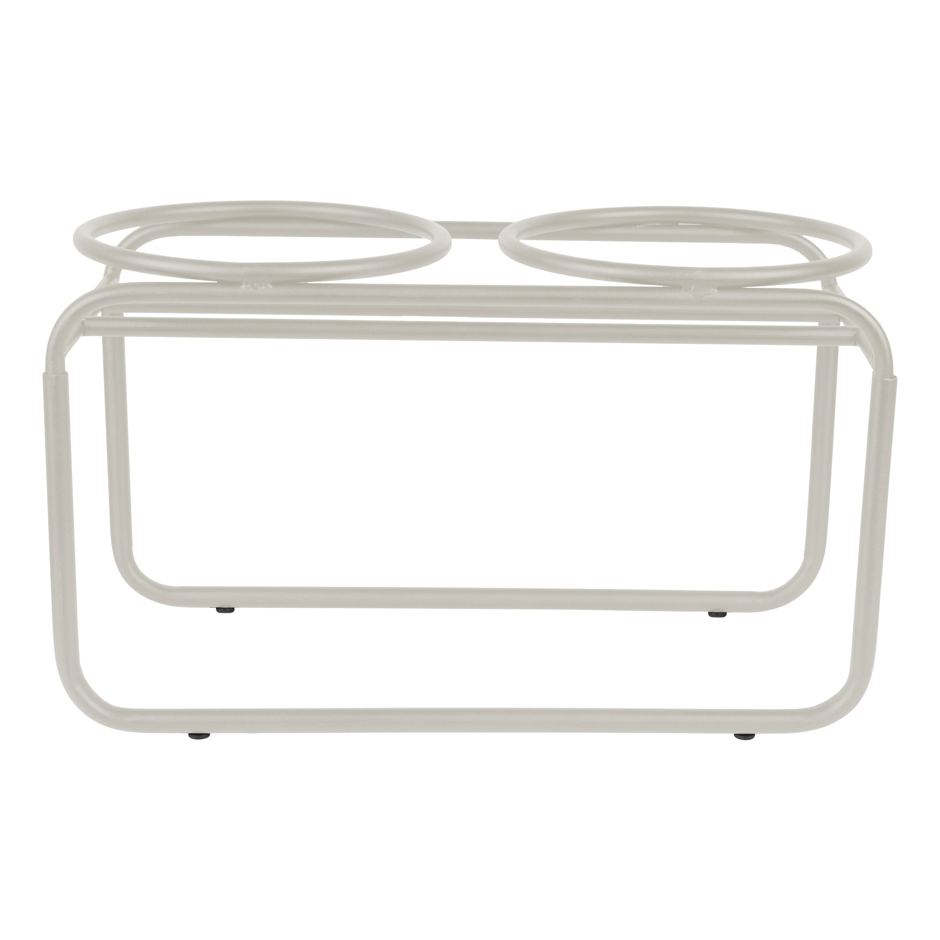 District 70 Voerbakstandaard Voor Honden Beige