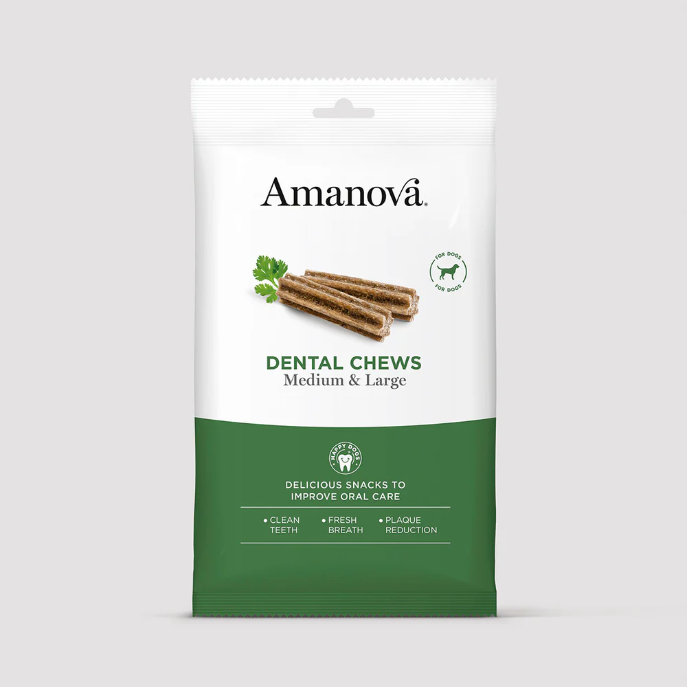 Amanova Dog Dental Chews Medium en Large 180 Gram