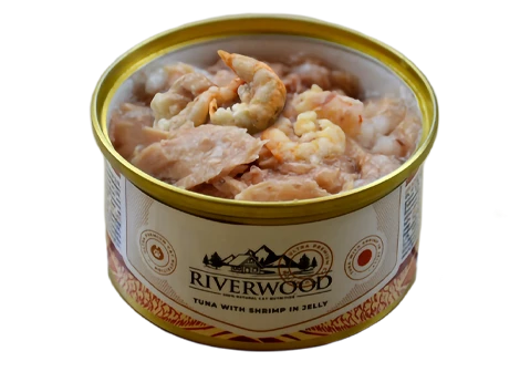 Riverwood Caviar For Cats Tuna With Shrimp In Jelly 85 Gram