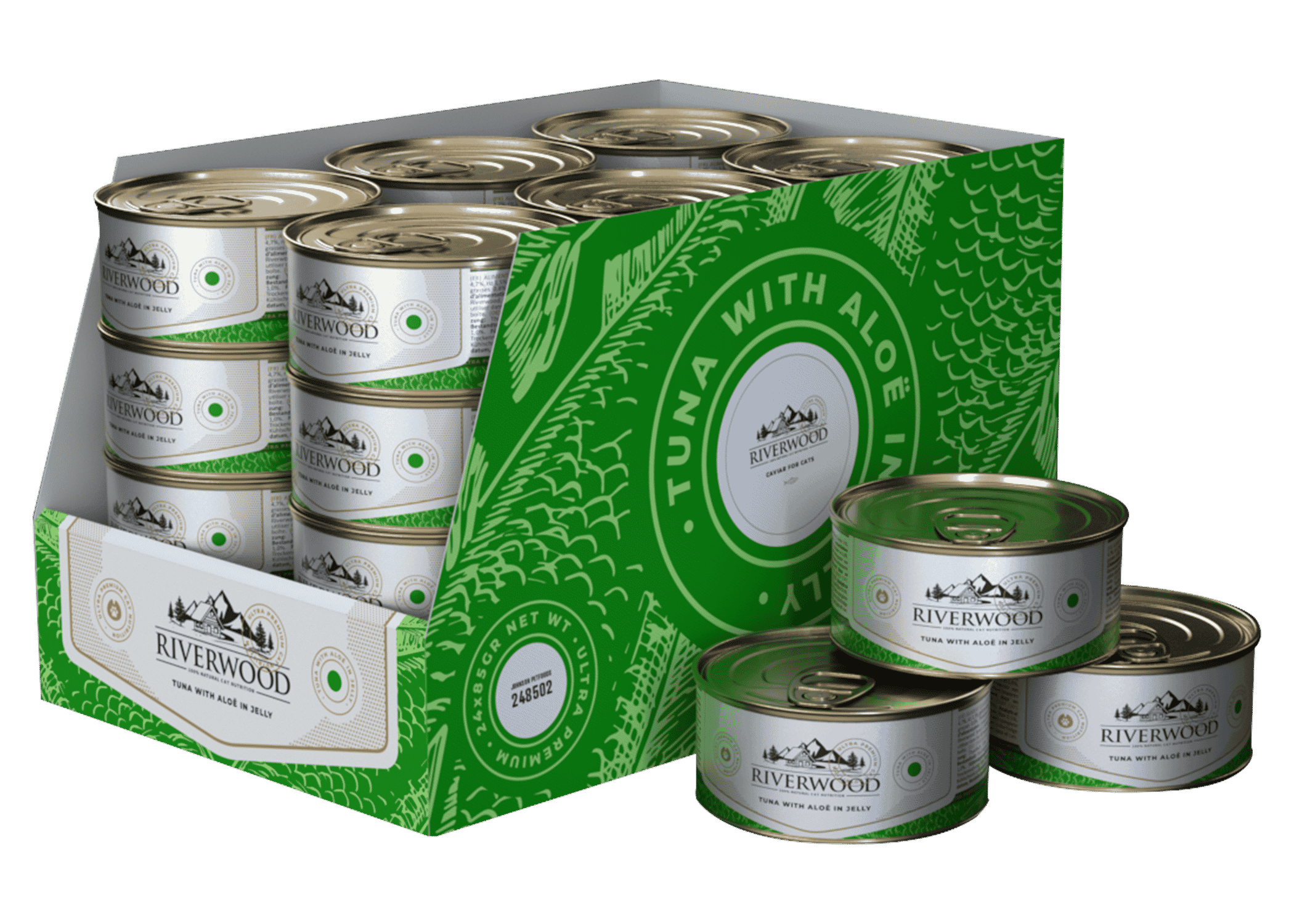 Riverwood Caviar For Cats Tuna With Aloë Vera In Jelly 85 Gram