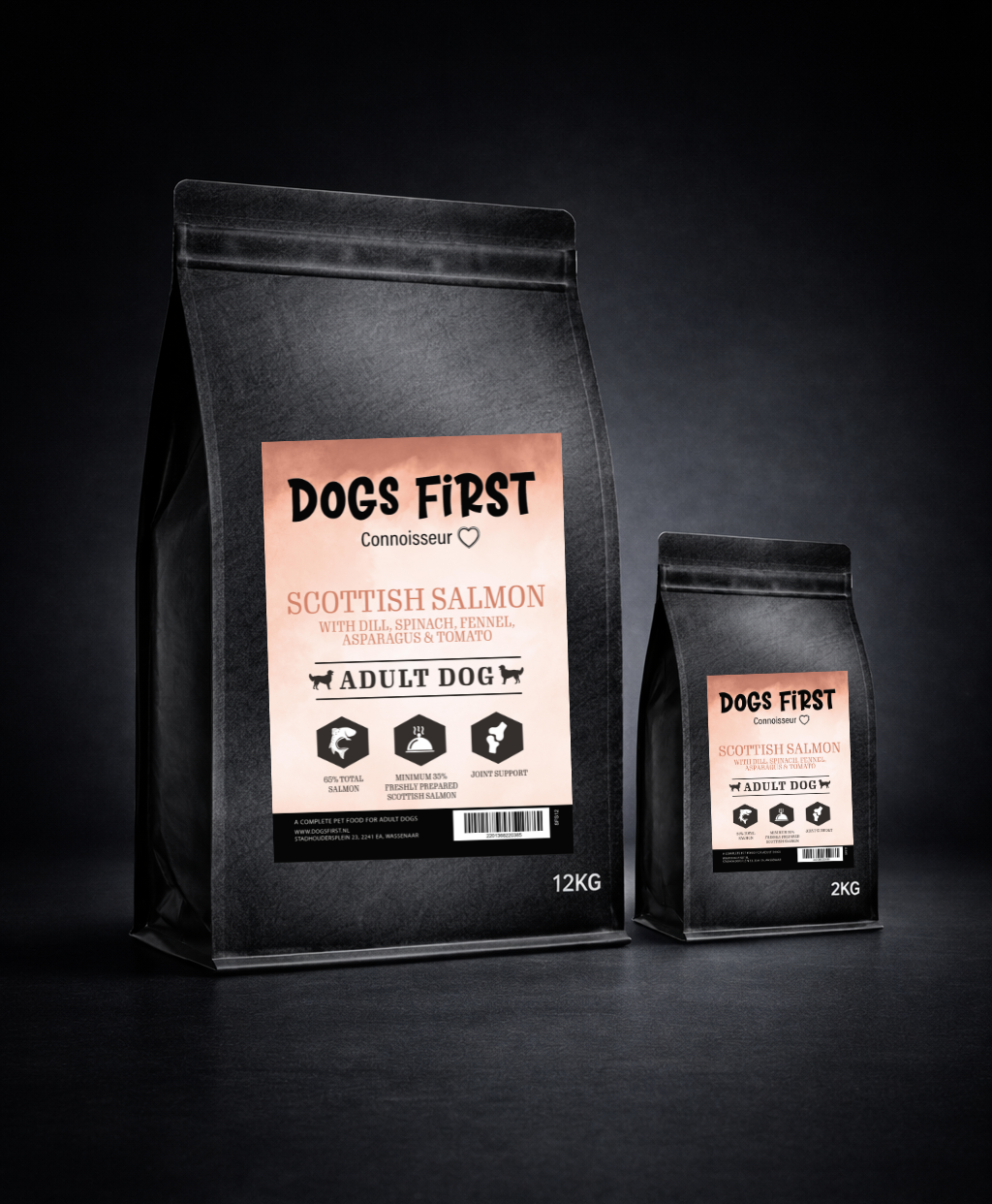 Dogs First Connoisseur Adult Salmon