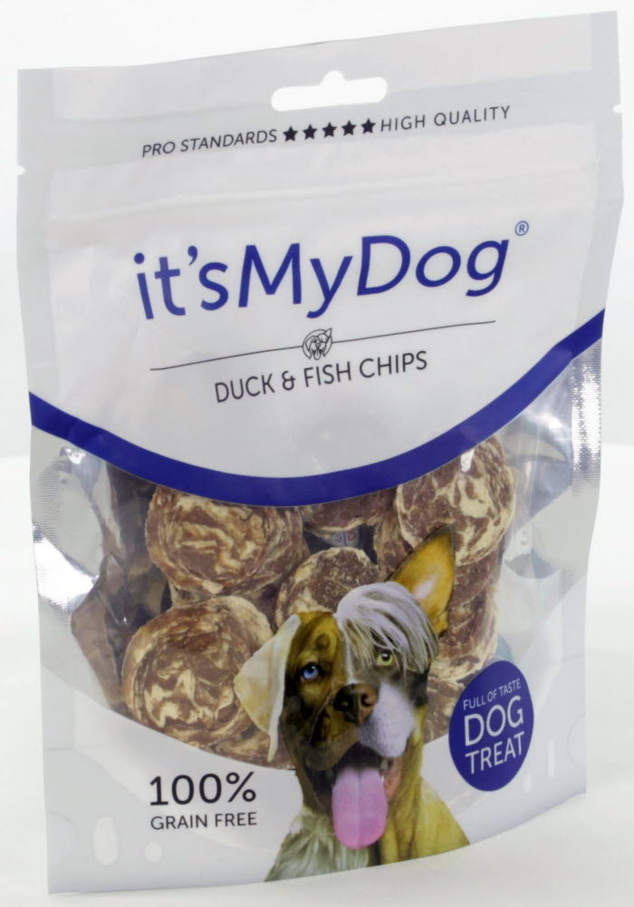 It's My Dog Fish & Duck Chips 85 Gram