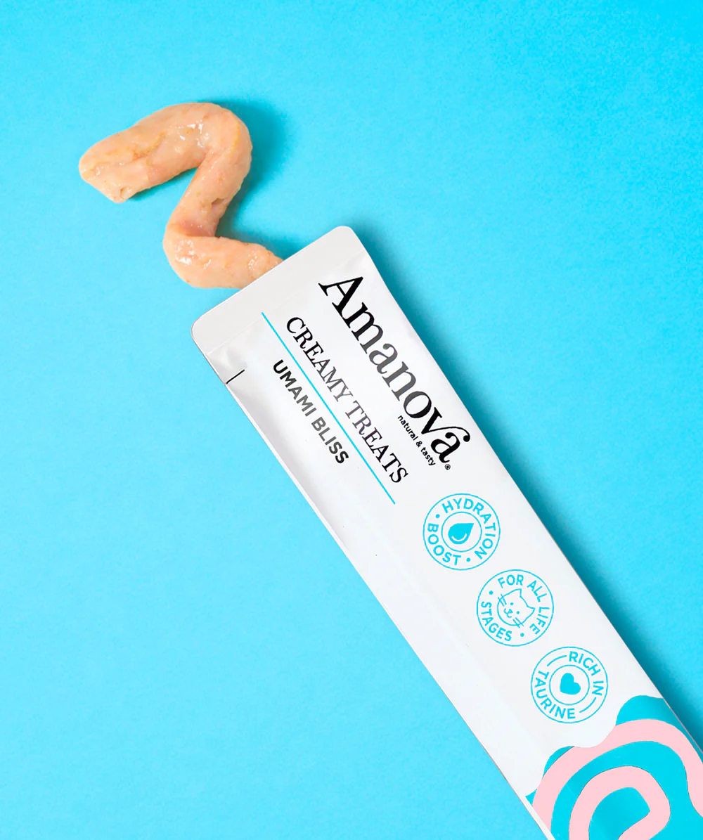 Amanova Creamy Treat Umami Bliss Kattensnack 6 x 15 g
