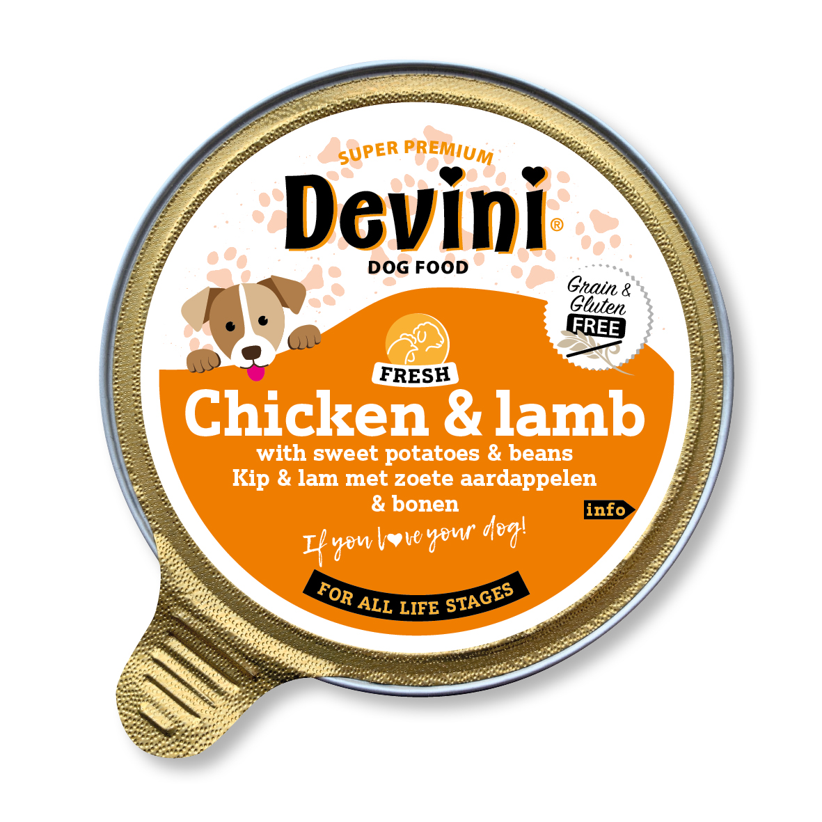 Devini Dog Chicken With Lamb 85 Gram