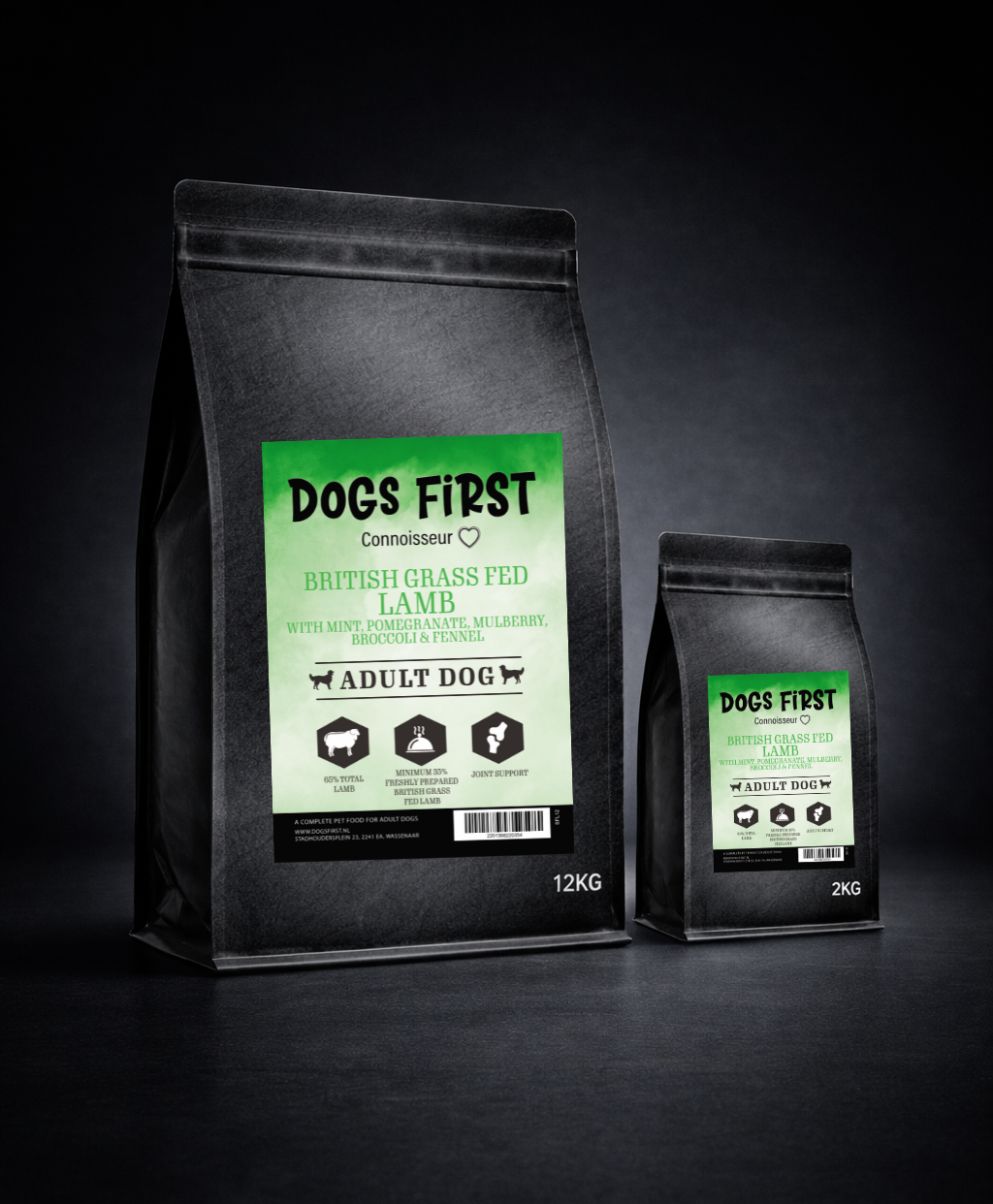 Dogs First Connoisseur Adult lamb