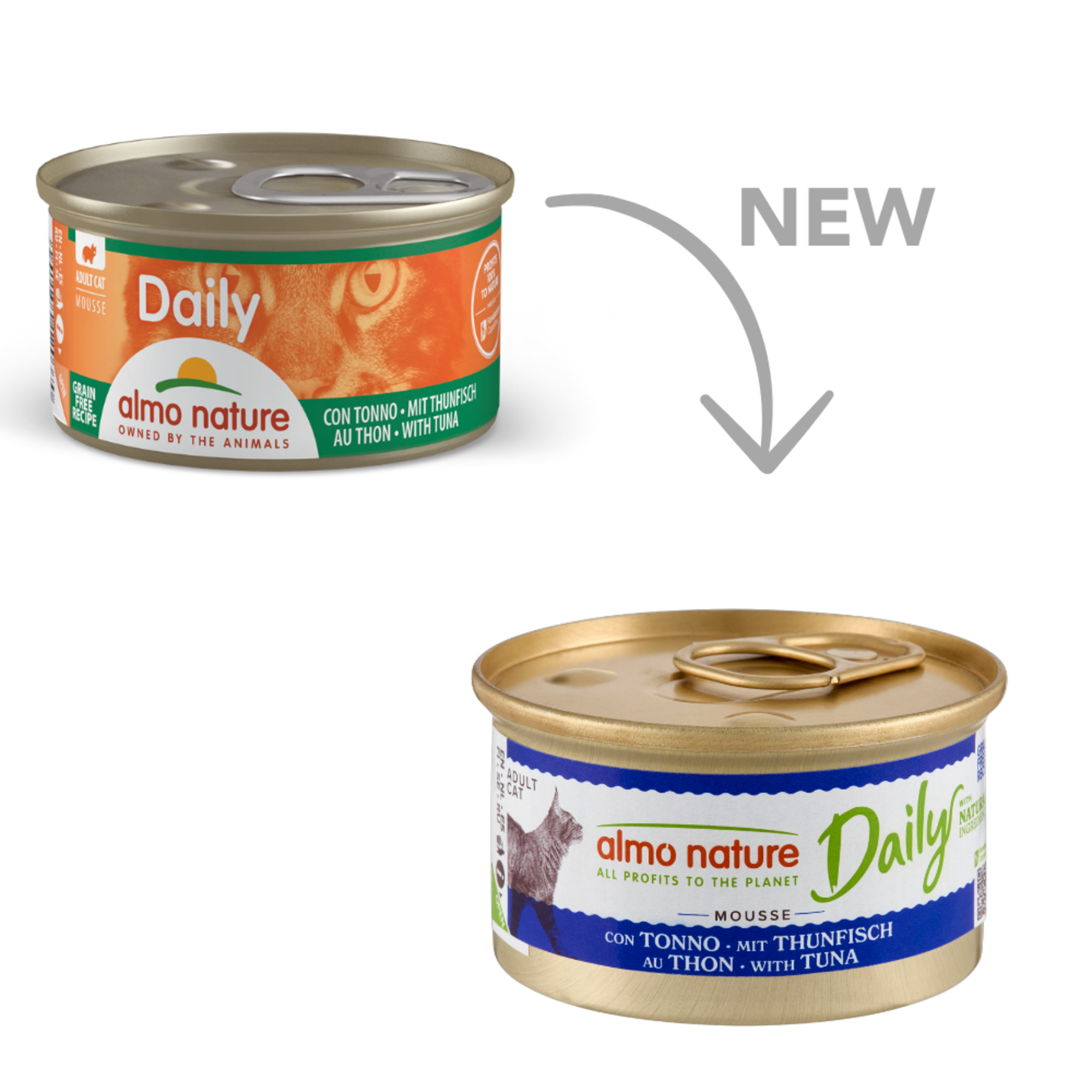 Almo Nature Daily Mousse Met Tonijn 85 Gram
