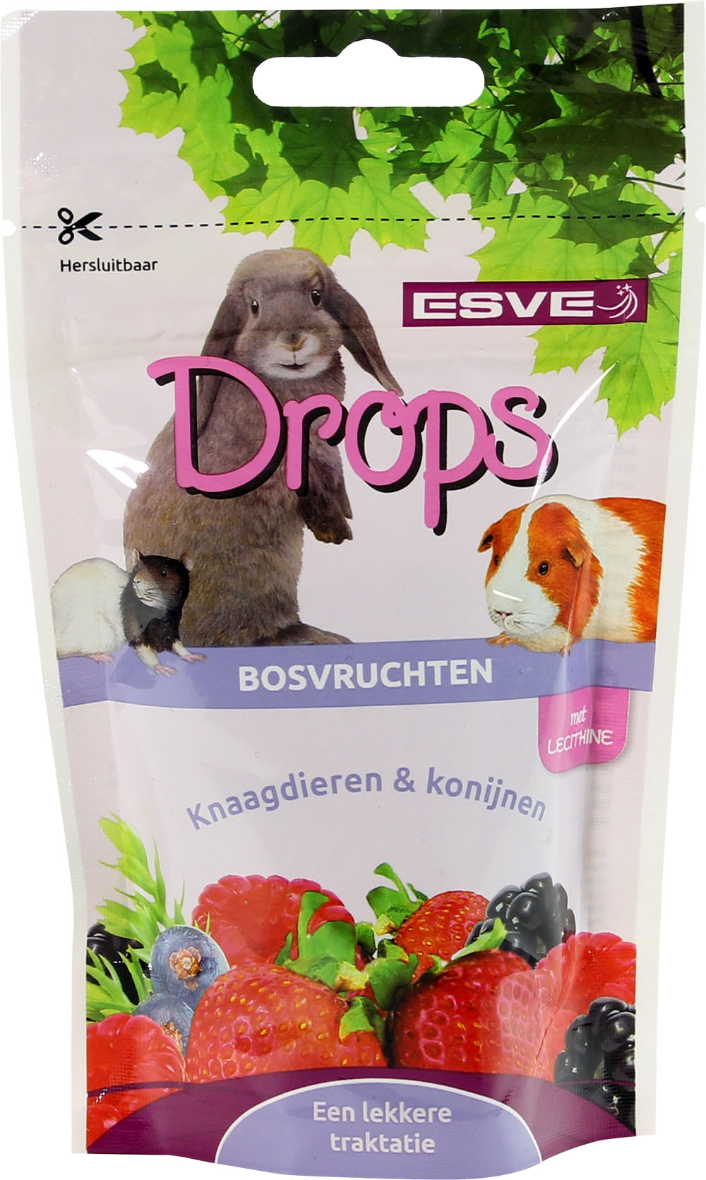 ESVE Knaagdier Drops Bosvruchten 75 Gram