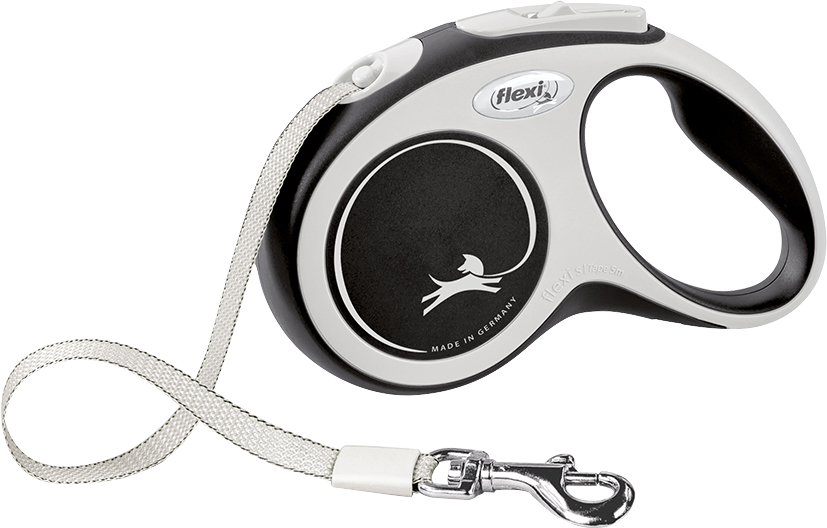 Flexi New Comfort Band Zwart 5 Meter