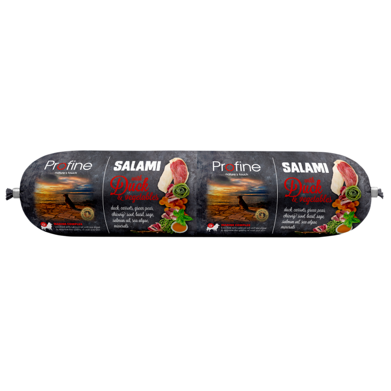 Profine Dog Salami Duck & Vegetables 800 Gram