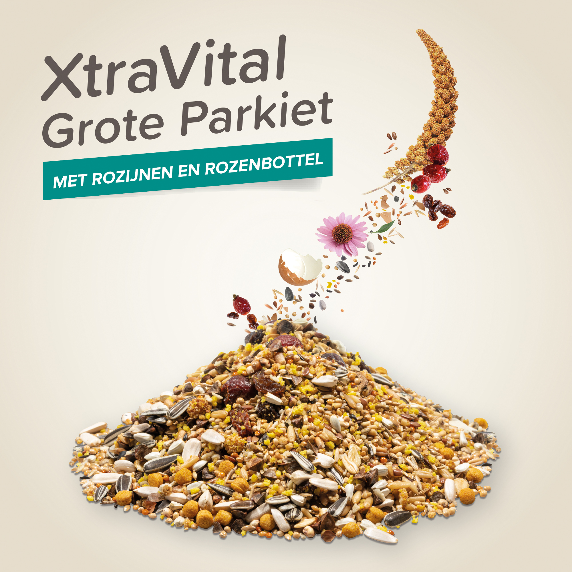 Xtravital Grote Parkiet 1 Kg