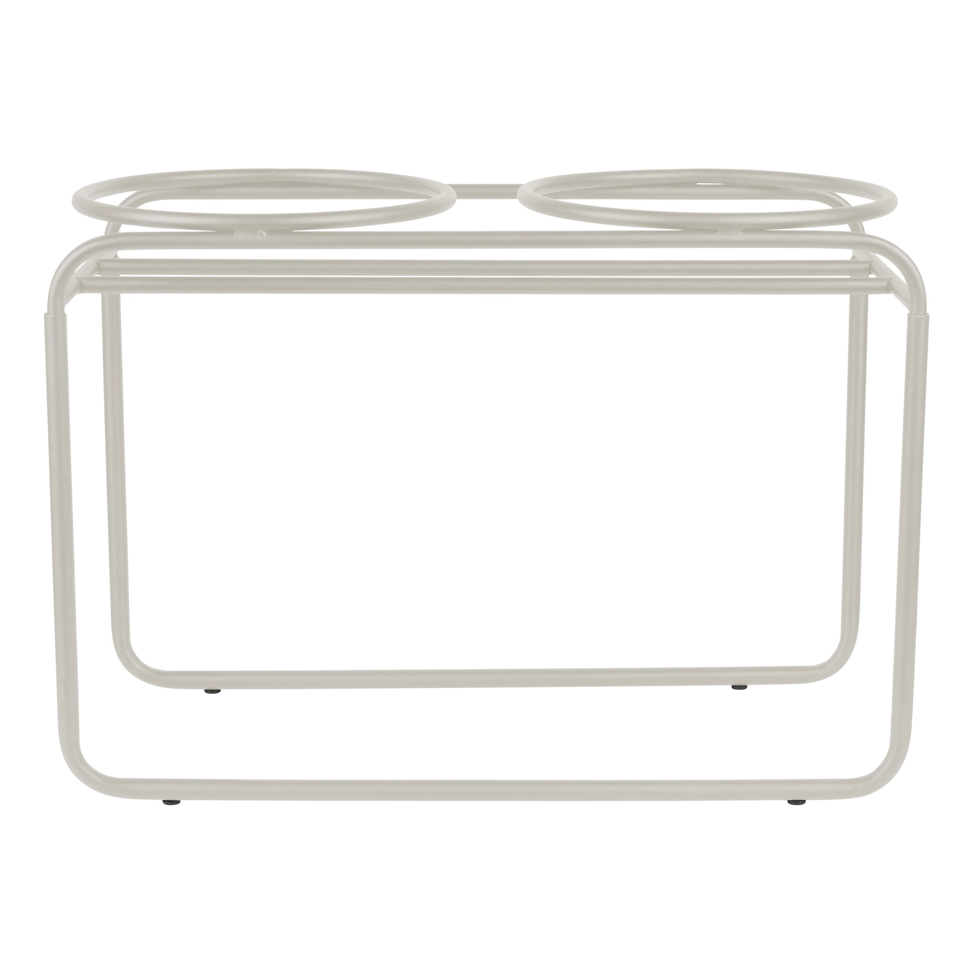 District 70 Voerbakstandaard Voor Honden Beige