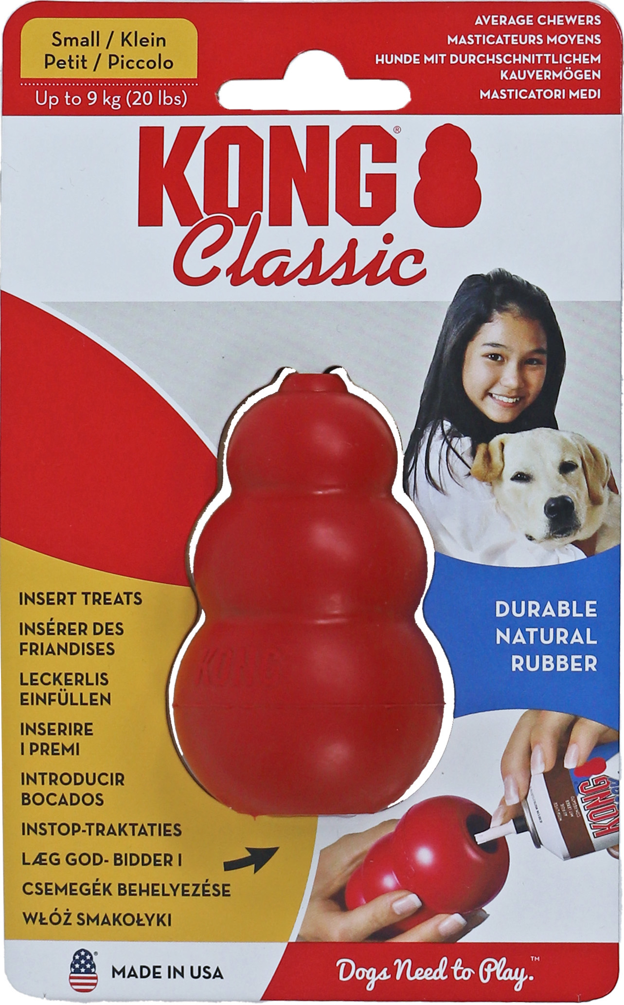 Kong Classic Rubber Small Rood