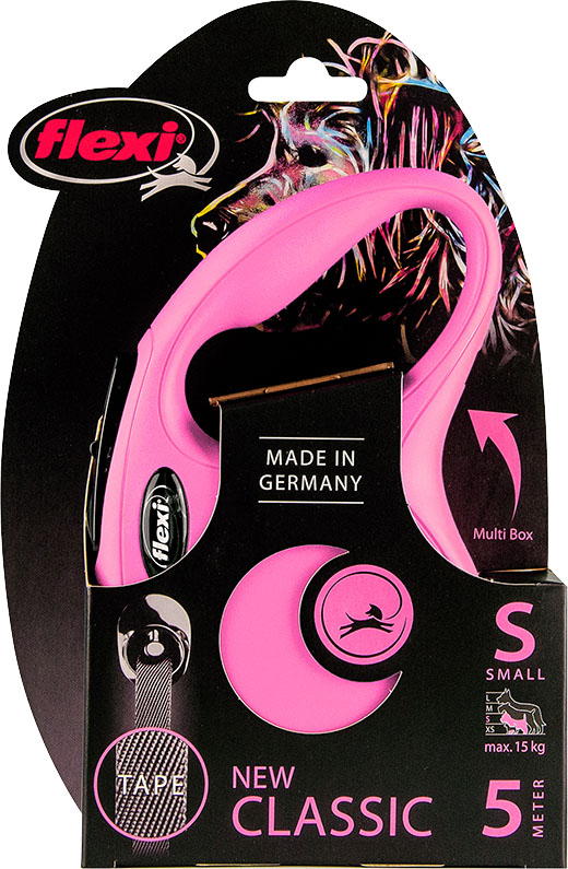 Flexi New CLassic Band  Small Roze 5 Meter