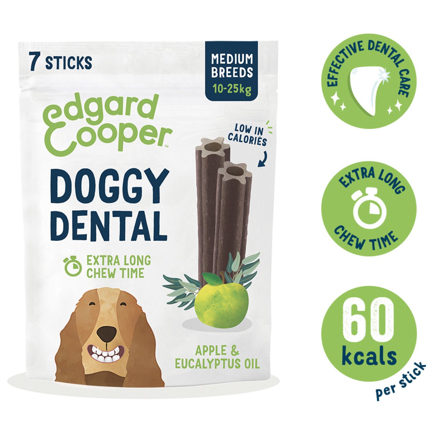 Edgard&Cooper Doggy Dental Appel - Hondensnack