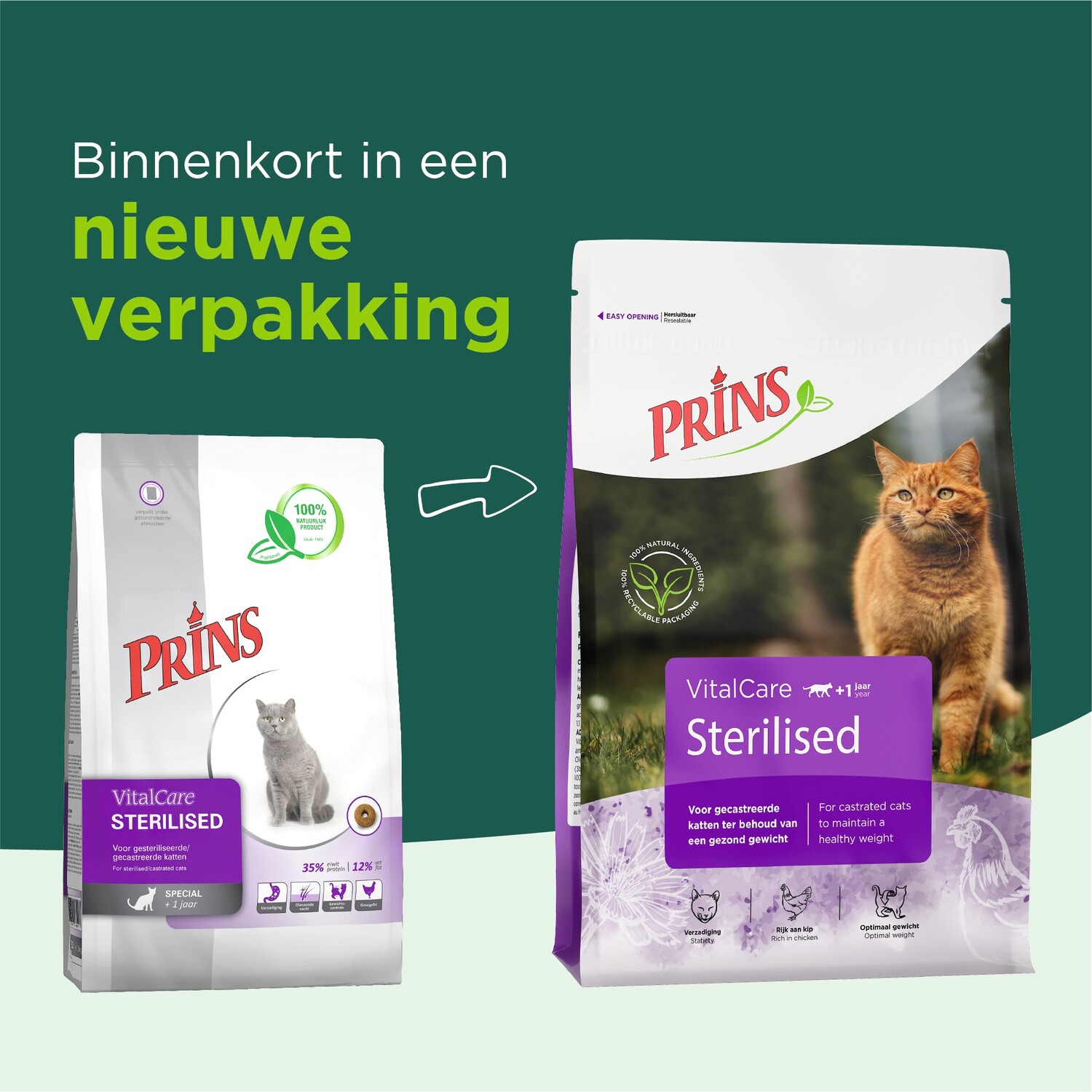 Prins Vitalcare Sterilised - Voor Gesteriliseerde Katten