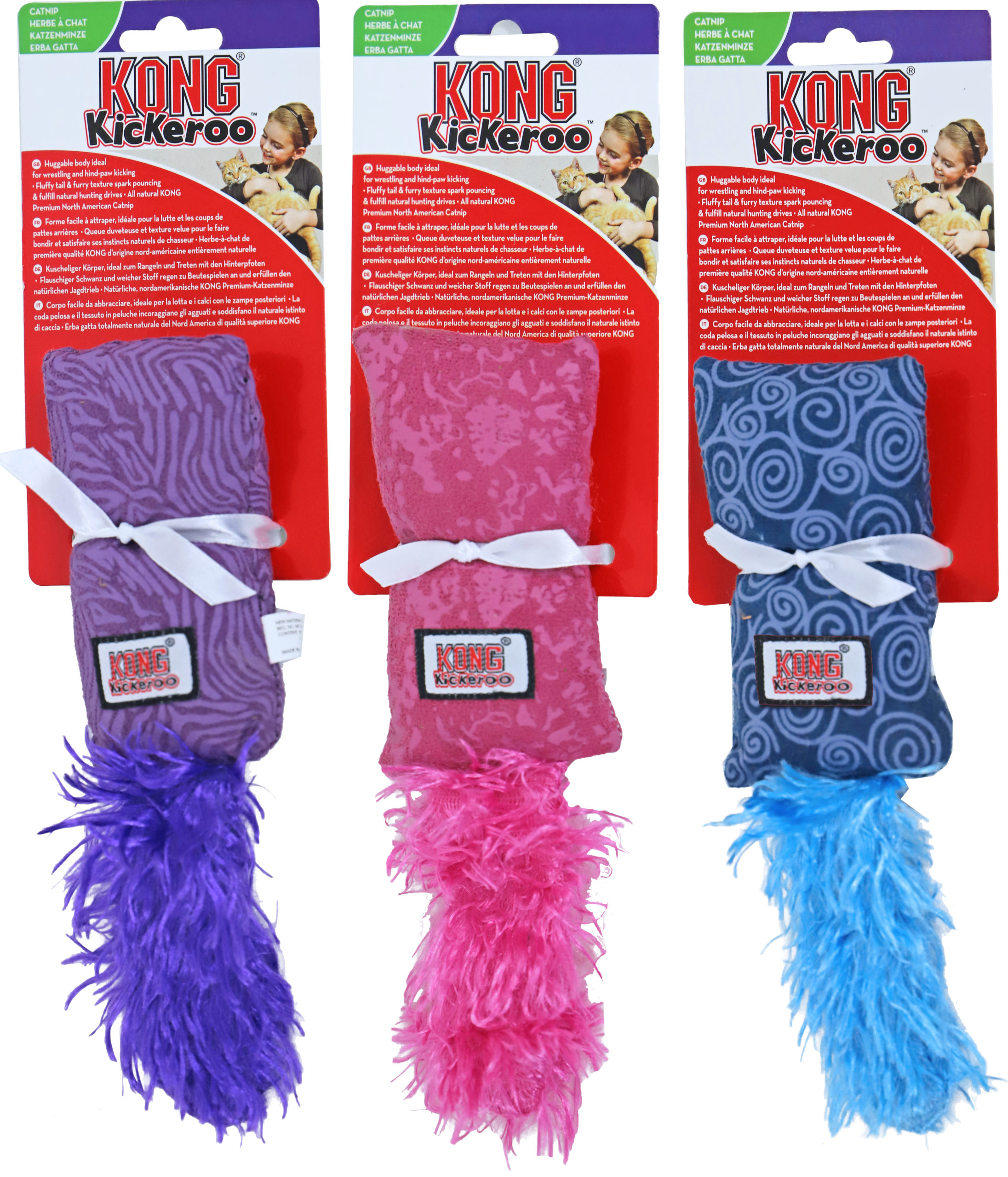 Kong Kat Kickeroo, Kitten, Assorti.