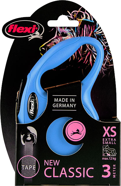 Flexi New Classic Band XS Blauw 3 Meter