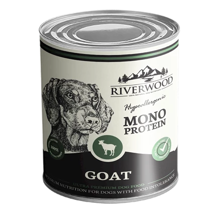 Riverwood Blik Dog Mono proteïne Goat 400 Gram