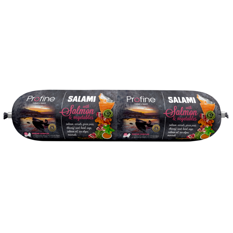 Profine Dog Salami Salmon & Vegetables 800 Gram