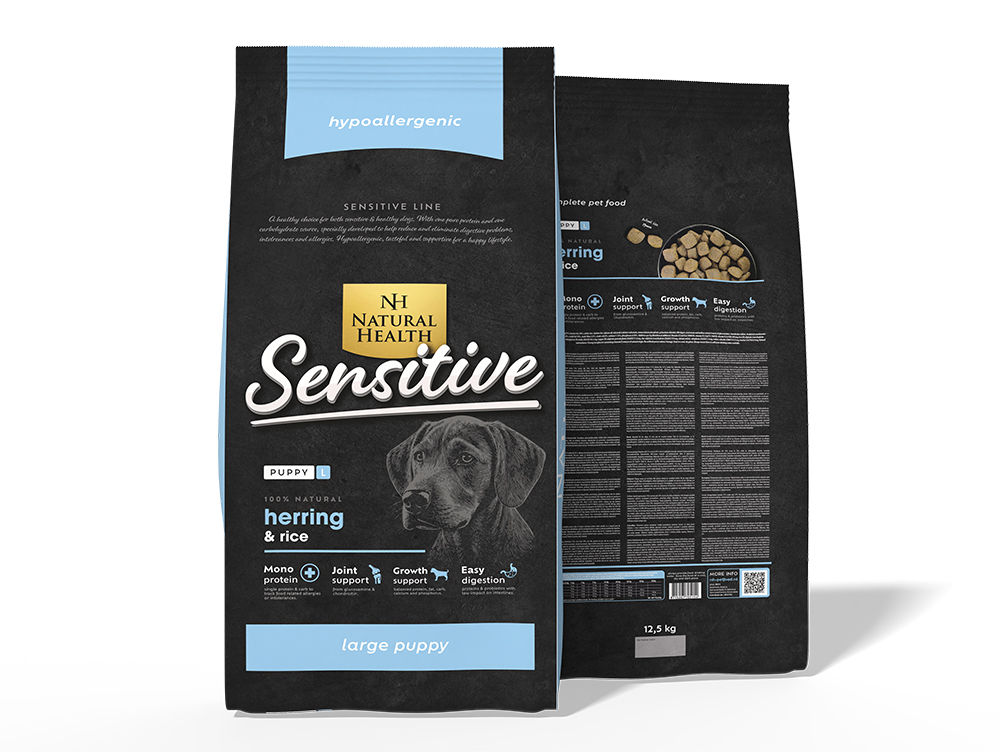 Natural Health Puppy Fish & Rice Large Bite
