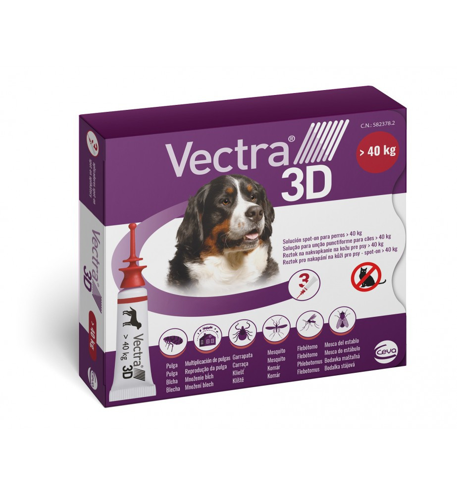 Vectra 3D Hond >40kg 3 pipetten