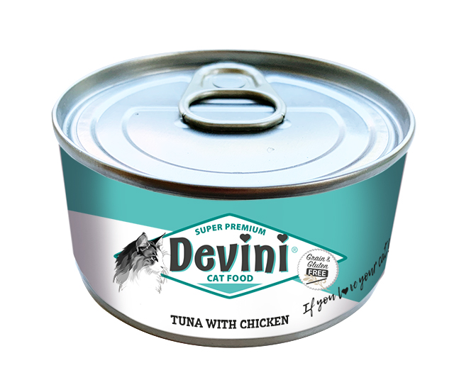 Devini Cat Tuna With Chicken 70 Gram