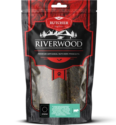 Riverwood Vleesstrips Wild Zwijn 150 Gram