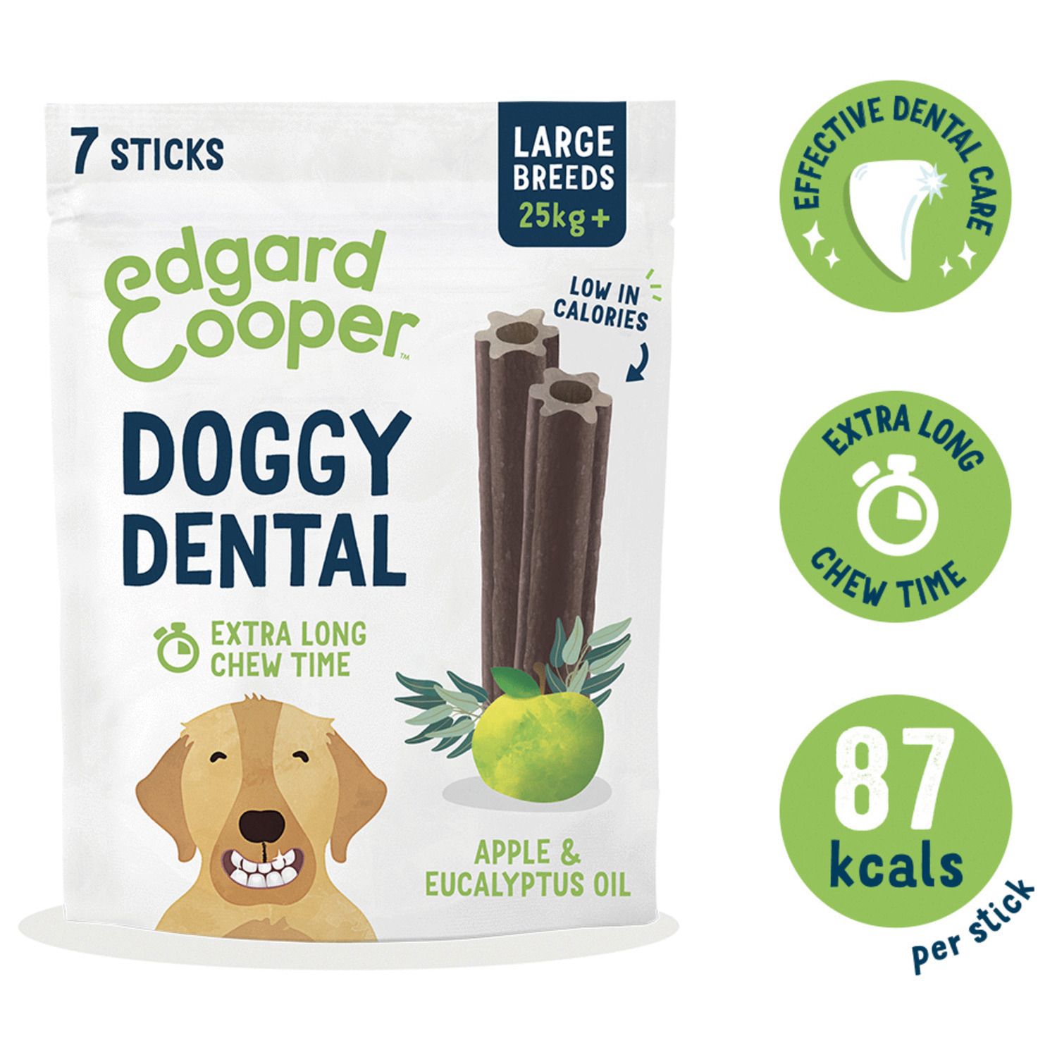 Edgard&Cooper Doggy Dental Appel - Hondensnack