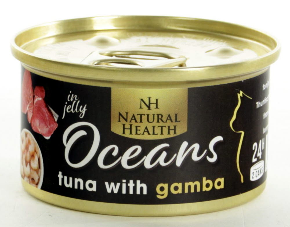Natural Health Cat Oceans Tuna & Gamba 85 Gram