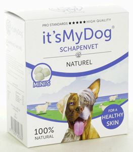 It's My Dog Schapenvet Mini Naturel 80st