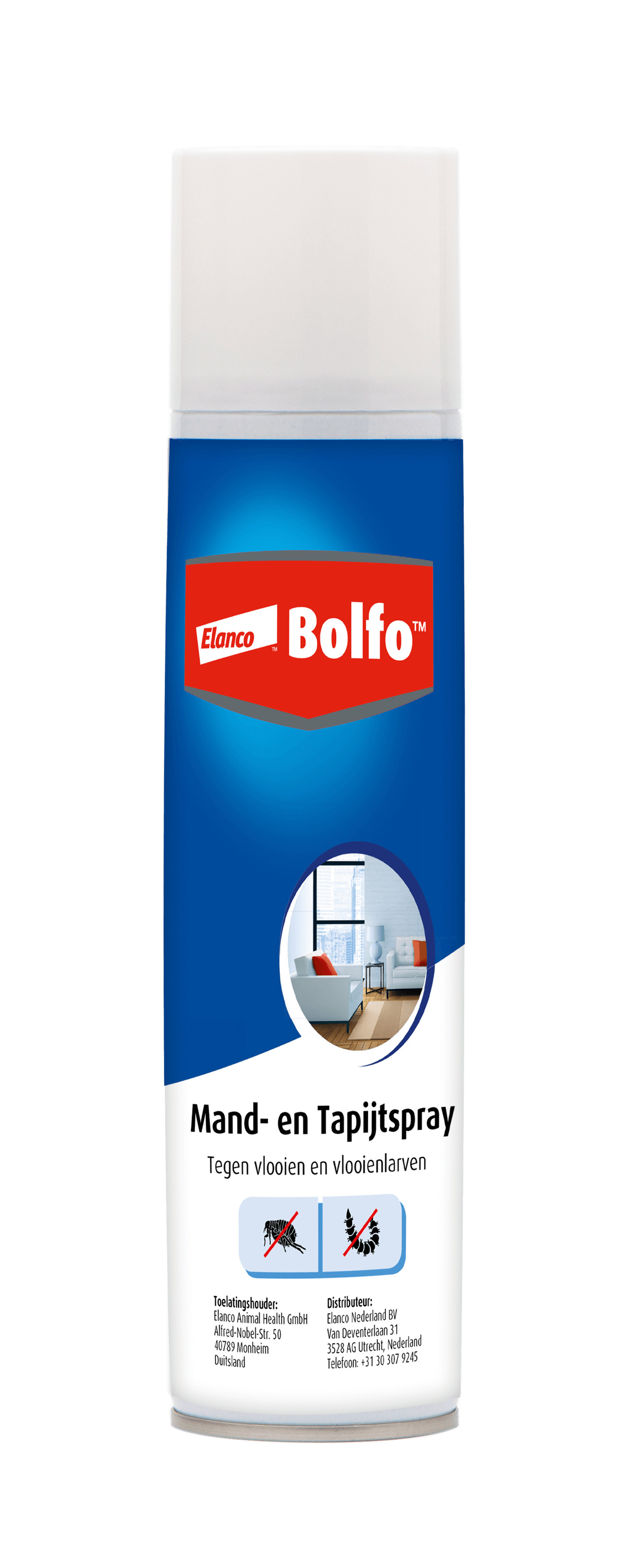 Bolfo Mand- en Tapijtspray Anti Vlooienmiddel 400 ml