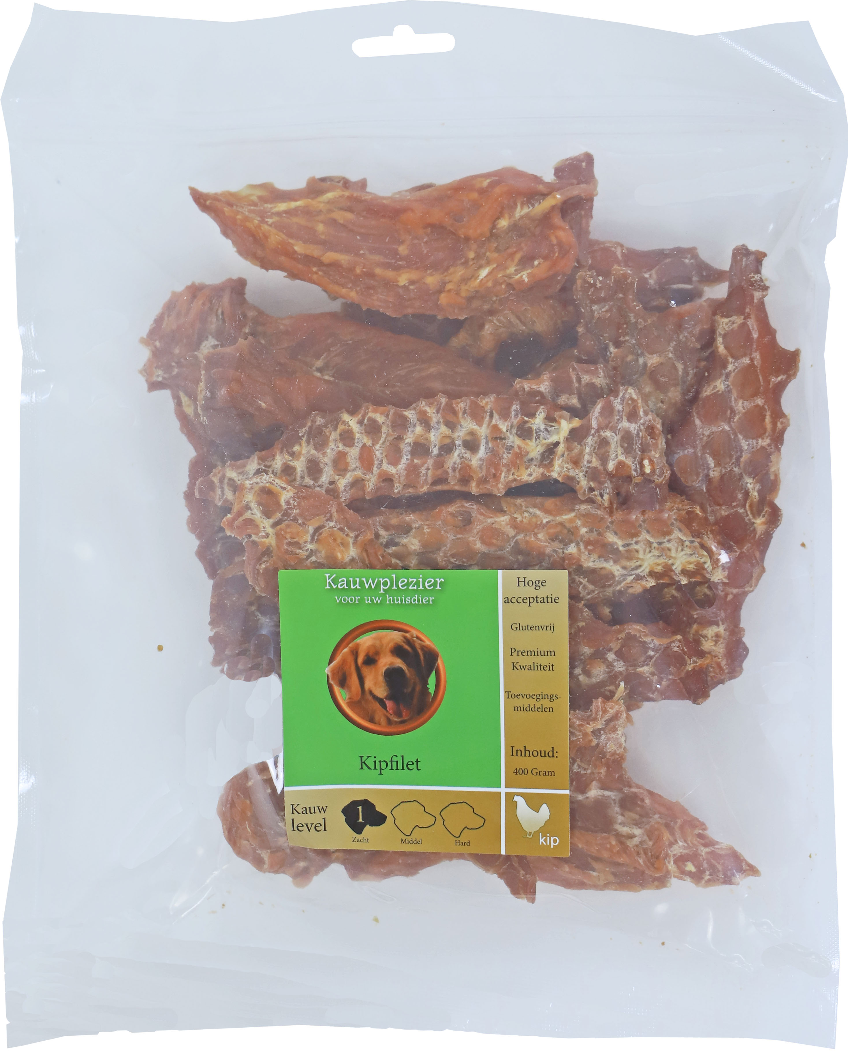 Natuurlijke Snack Kipfilet 400G