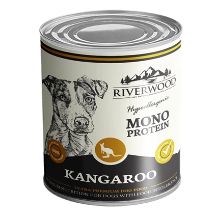 Riverwood Blik Dog Mono proteïne Kangaroo 400 Gram