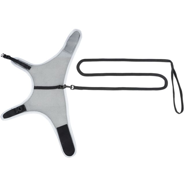 Trixie Katten Softtuig Met Riem Grijs