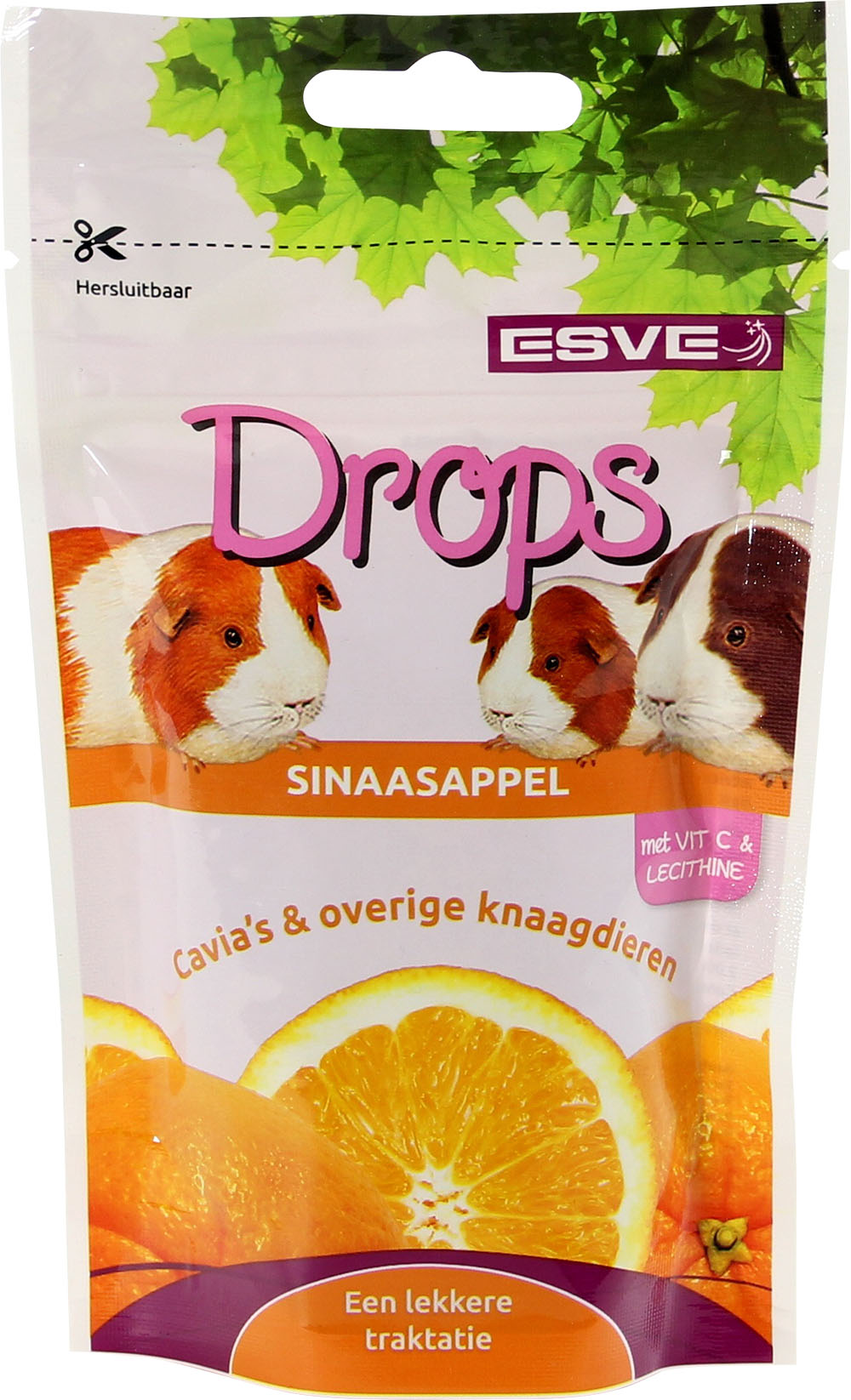 ESVE Knaagdier Drops Sinaasappel 75 Gram